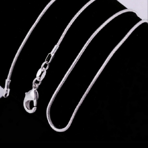 18" Inch  \ .925 Sterling Silver Snake Chain - Picture 3 of 4